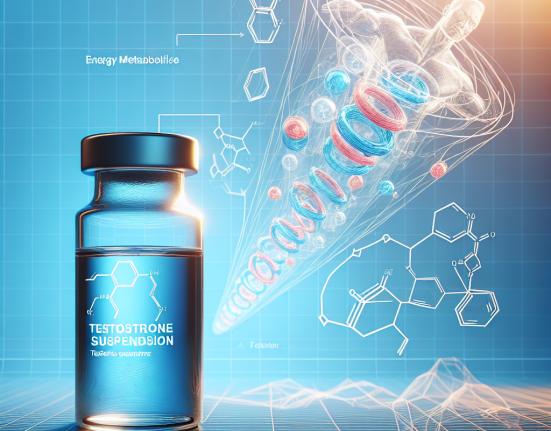 Water-based testosterone suspension and its impact on energy metabolism