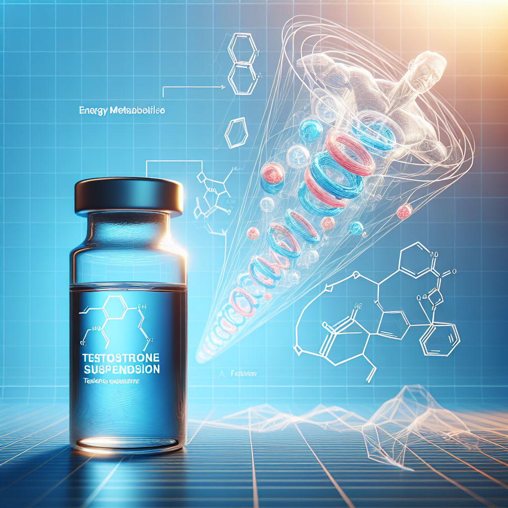 Water-based testosterone suspension and its impact on energy metabolism