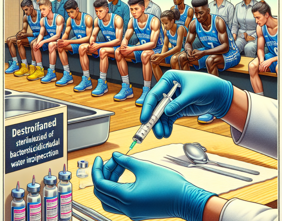 Importance of proper sterilization of bactericidal water injections in sports environments