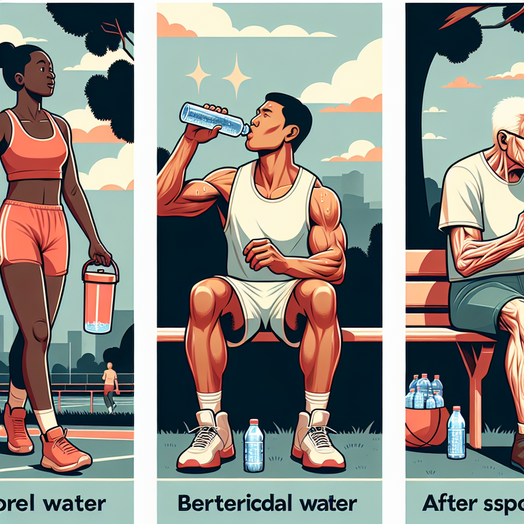 The importance of drinking bactericidal water injections before, during, and after physical activity