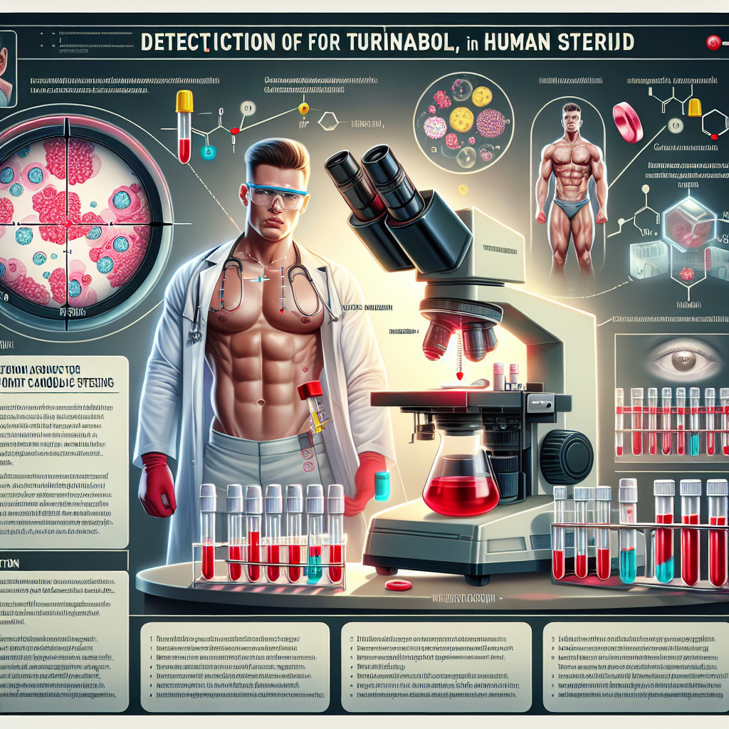 Detection methods for turinabol in blood
