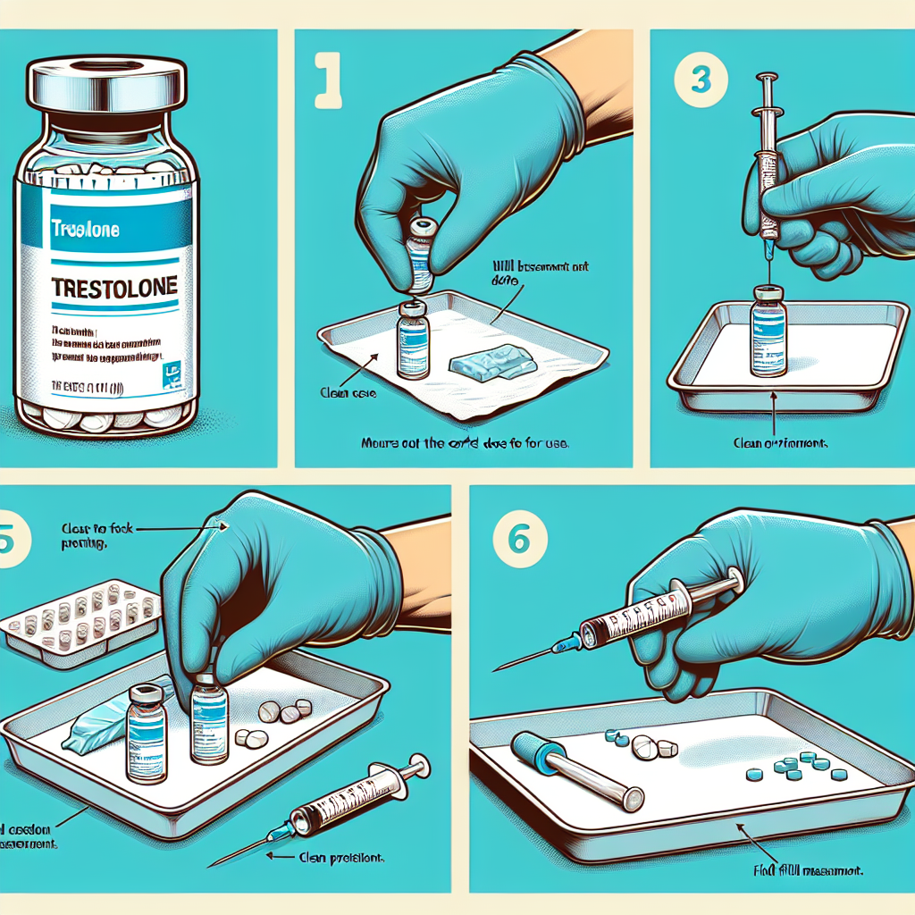 How to measure and prepare trestolone for use