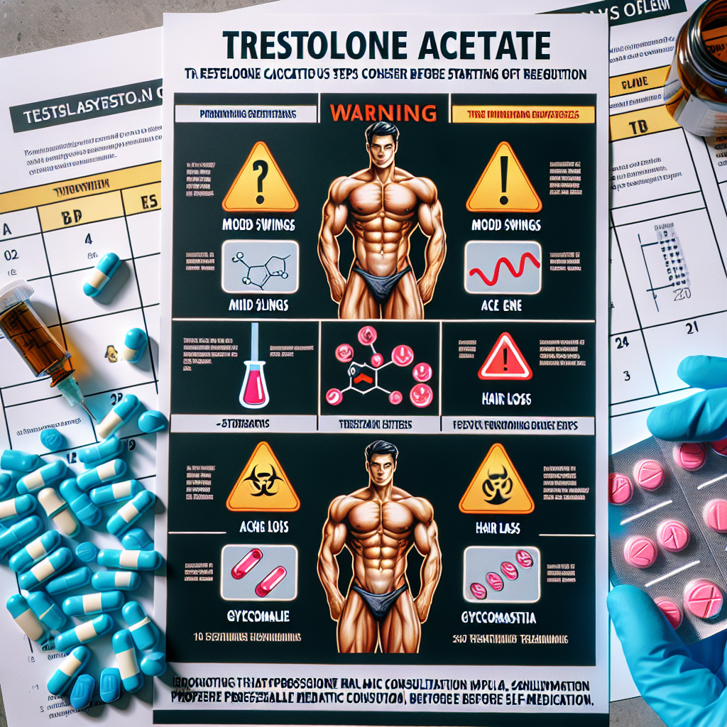 Precautions before starting trestolone acetato
