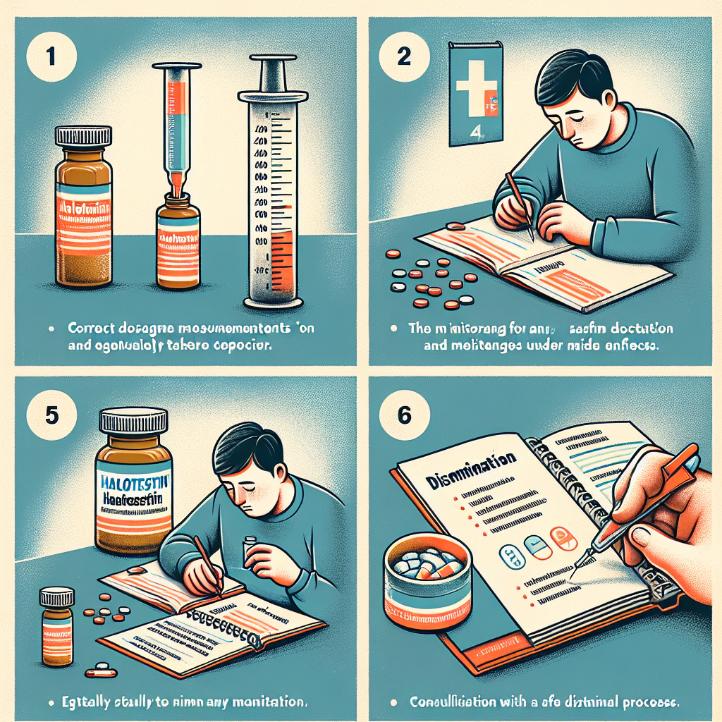 Starting and stopping halotestin safely