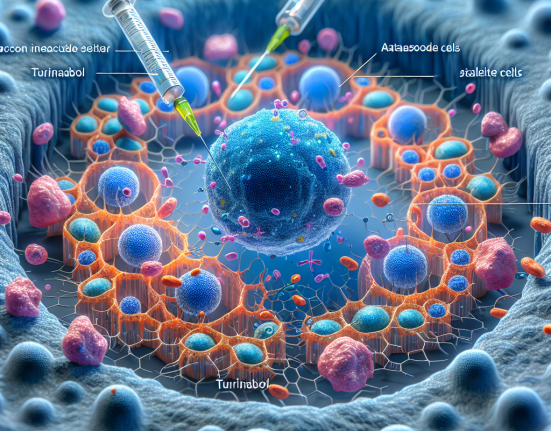 Satellite cell activation by turinabol iniettabile