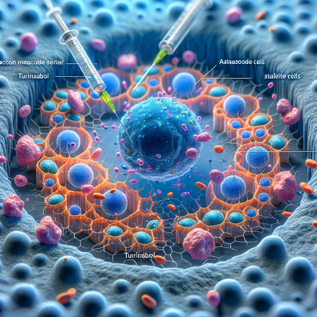 Satellite cell activation by turinabol iniettabile